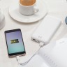 Aккумулятор Quick Charge Wireless 10000 мАч, белый - 