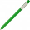 Ручка шариковая Swiper Soft Touch, зеленая с белым - 