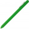 Ручка шариковая Swiper Soft Touch, зеленая с белым - 