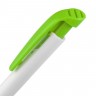 Ручка шариковая Favorite, белая с зеленым - 