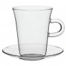 Чашка с блюдцем Glass Duo - 