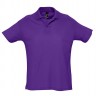 Рубашка поло мужская Summer 170, темно-фиолетовая - 