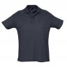 Рубашка поло мужская Summer 170, темно-синяя (navy) - 
