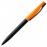 Ручка шариковая Pin Special, черно-оранжевая - 