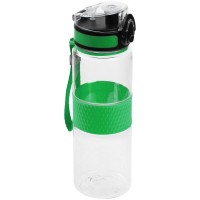 Бутылка для воды Fata Morgana, прозрачная с зеленым