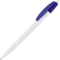 Ручка шариковая Champion, белая с синим