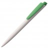 Ручка шариковая Senator Dart Polished, бело-зеленая - 