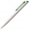 Ручка шариковая Senator Dart Polished, бело-зеленая - 