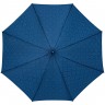 Зонт-трость Magic с проявляющимся рисунком в клетку, темно-синий - 