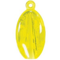 CLACK, держатель для ручки, прозрачный желтый, с системой &#039;break-off&#039;, пластик 