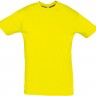 Футболка унисекс Regent 150, желтая (лимонная) - 