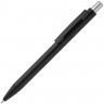 Ручка шариковая Chromatic, черная с серебристым - 