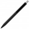Ручка шариковая Chromatic, черная с серебристым - 
