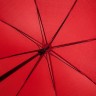 Зонт-трость с цветными спицами Bespoke, красный - 