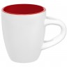 Кофейная кружка Pairy с ложкой, красная с белой - 