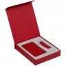 Коробка Latern для аккумулятора 5000 мАч и флешки, красная - 