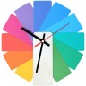 Часы настенные Transformer Clock. White &amp; Multicolor - 