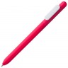 Ручка шариковая Swiper, розовая с белым - 