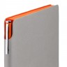 Ежедневник Flexpen, недатированный, серебристо-оранжевый - 