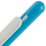 Ручка шариковая Swiper, голубая с белым - 