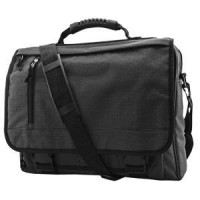 Конференц-сумка с отделением для ноутбука "Portfolio"; серый; 39,5х30х7 см; нейлон; шелкография