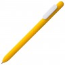 Ручка шариковая Swiper, желтая с белым - 