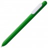 Ручка шариковая Swiper, зеленая с белым - 