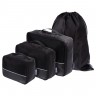 Дорожный набор сумок noJumble 4 в 1, черный - 
