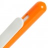 Ручка шариковая Swiper, оранжевая с белым - 