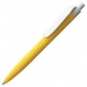 Ручка шариковая Prodir QS01 PMP-P, желтая с белым, уценка - 