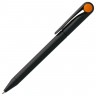 Ручка шариковая Prodir DS1 TMM Dot, черная с оранжевым - 