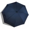 Зонт-трость Fiber Move AC, темно-синий с серым - 