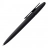Ручка шариковая Prodir DS5 TRR-P Soft Touch, черная с белым - 