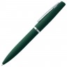 Ручка шариковая Bolt Soft Touch, зеленая - 