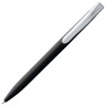 Ручка шариковая Pin Silver, черный металлик - 