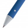 Ручка шариковая Button Up, синяя с белым - 