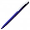 Ручка шариковая Pin Silver, синий металлик - 