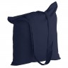 Холщовая сумка Basic 105, темно-синяя - 