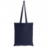 Холщовая сумка Basic 105, темно-синяя - 