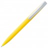 Ручка шариковая Pin Soft Touch, желтая - 