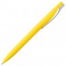 Ручка шариковая Pin Soft Touch, желтая - 