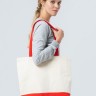 Холщовая сумка Shopaholic, красная - 