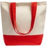 Холщовая сумка Shopaholic, красная - 
